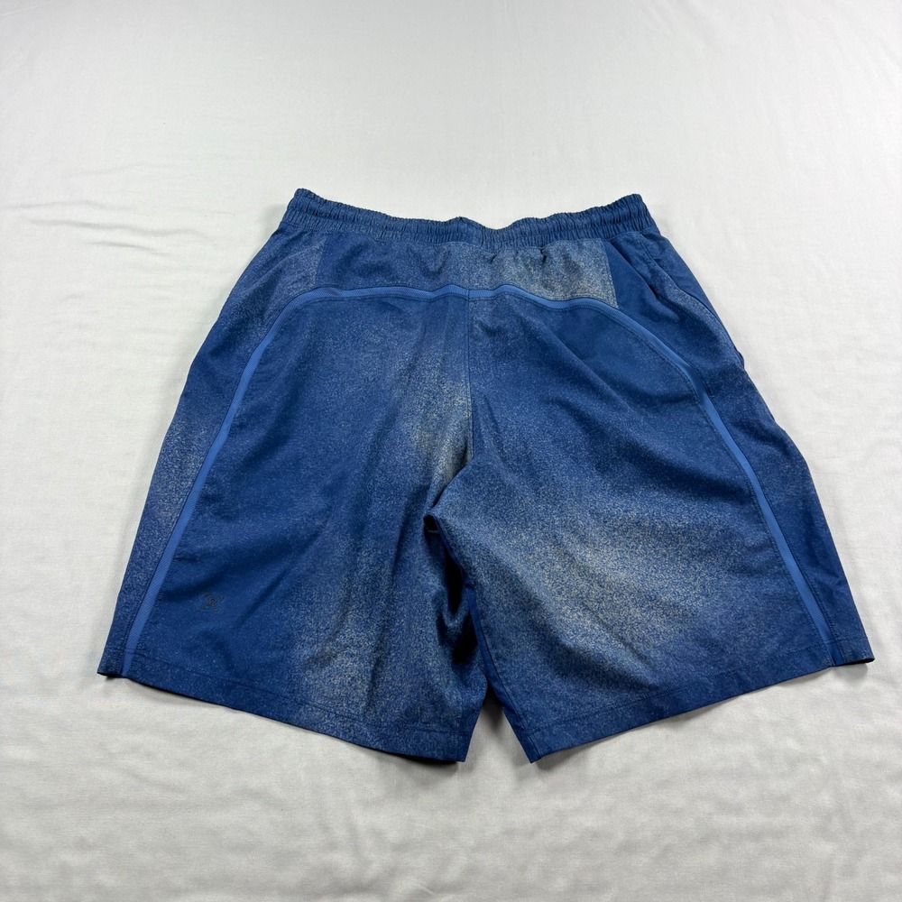 Lululemon Pace Breaker Shorts Mens Medium Blue Lined Athletic Gym Training Run